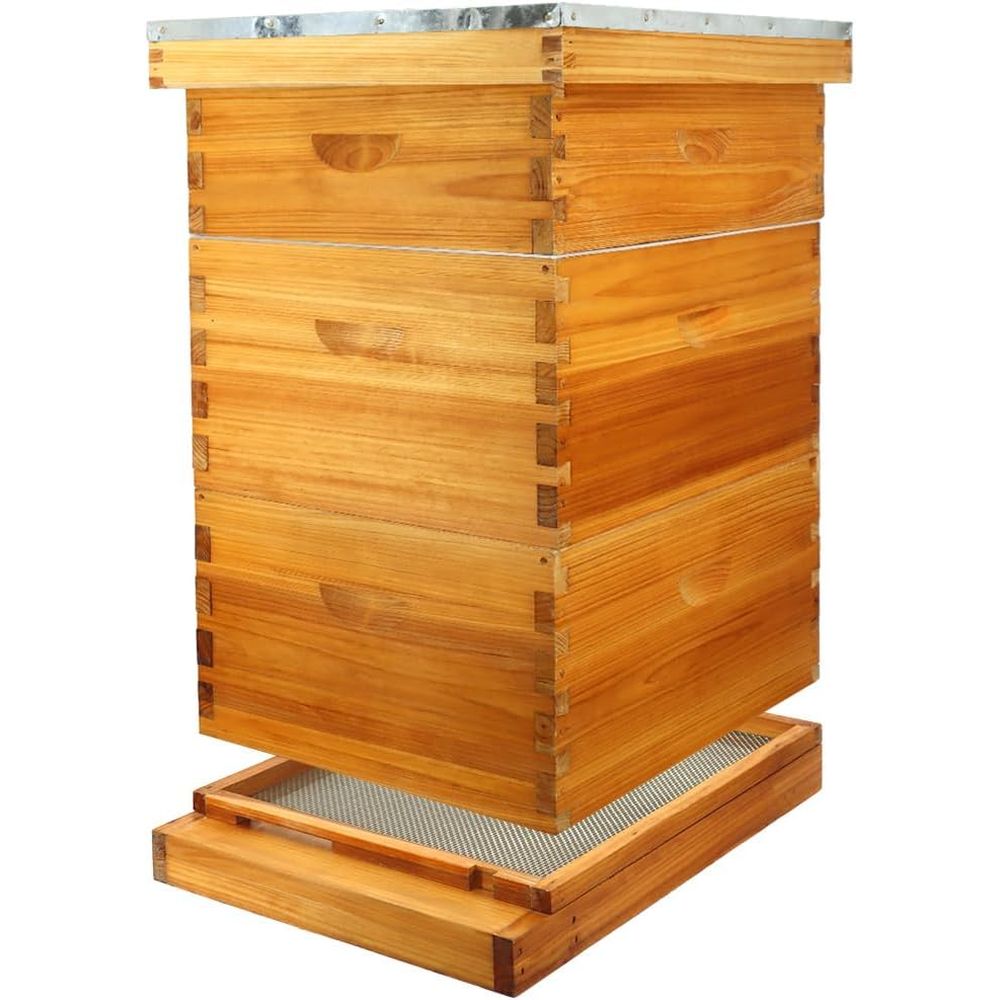 Kit de Colmeia de 10 Quadros c - Beehive Frame Wax avaliação e preço